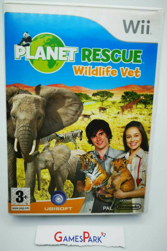 PLANET RESCUE WILDLIFE VET NINTENDO WII USATO